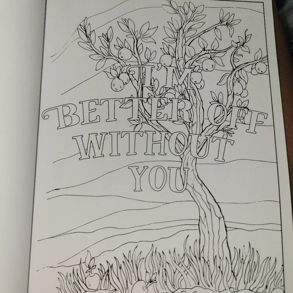 Colorful Swear Word Coloring Book